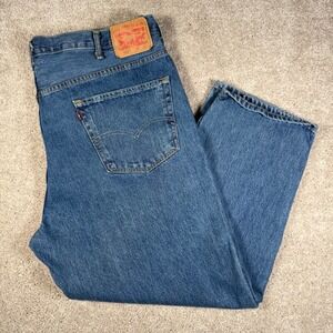 Levi Strauss 550‎ Relaxed Fit Jeans Blue Denim Men's Size 46x29